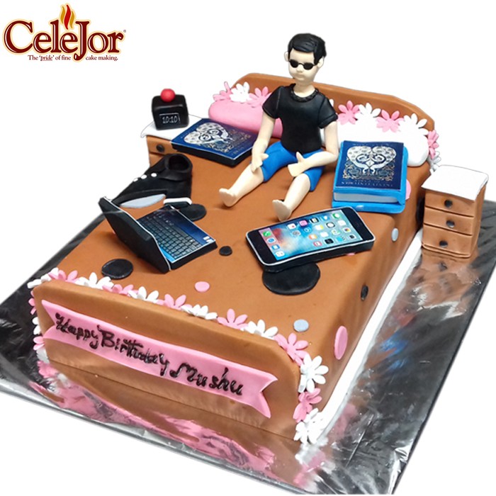 Workaholic themed cake. | Cake, Themed cakes, Simple rangoli designs images