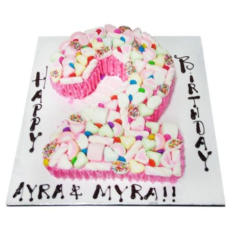 2 Number Cut Shape  (AB-4009)