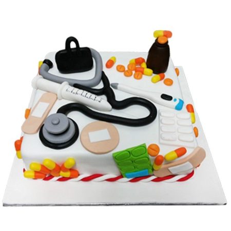 Doctor Theme Cake (TH-3018)