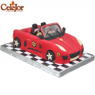 Fondant Car Cake (FBT-6003)