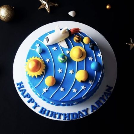 Space Theme Cake (TH-3005)