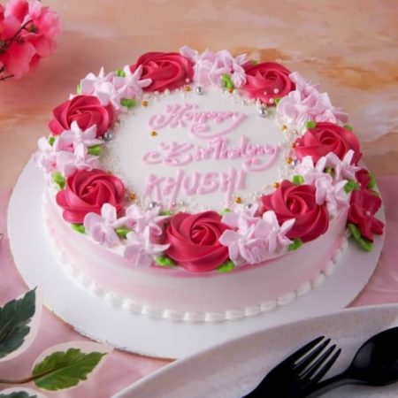 Flower Theme Cake (TH-3004)