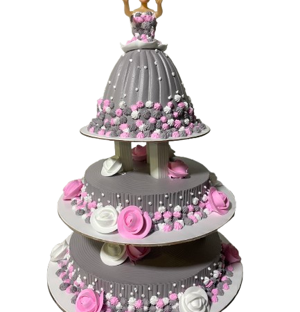 Barbie Doll Tier Cake (CT-5005))