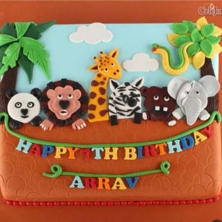 Fondant Animal Cake (FBT-6011)