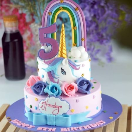 Unicorn Theme Cake (GT-7014)