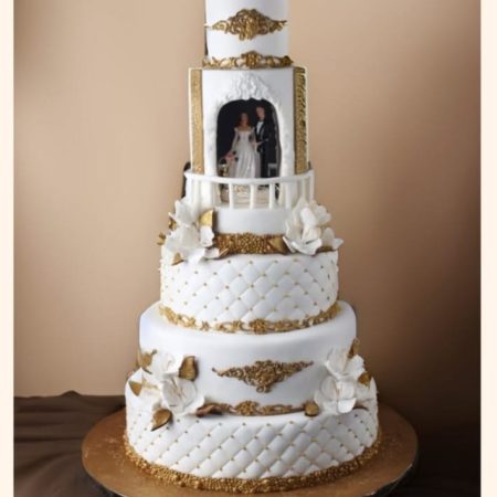 Fondant Wedding Cake(FWD-1019)