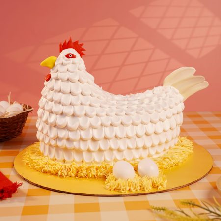 Hen Cut Shape Cake (TH-3016)