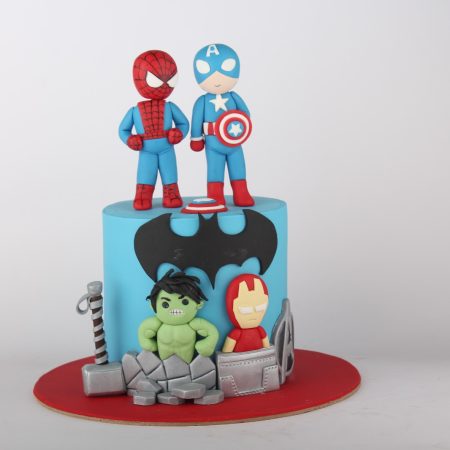 Fondant Avenger Cake (FBT-6032)