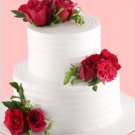Wedding Flower Cake (WD-1024)