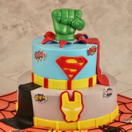 Avenger Theme Cake (BT-6030)