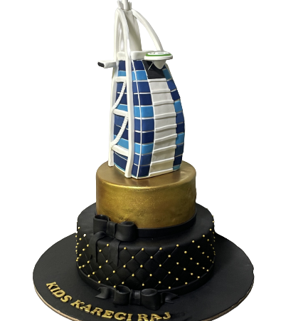 Fondant Burj Al Arab Cake (FTH-3021)