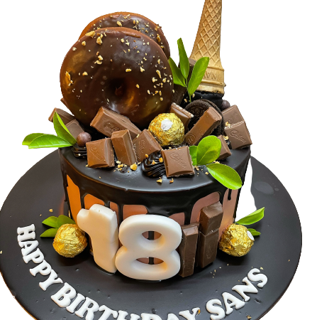 Dripping Chocolate Cake (TH-3025)