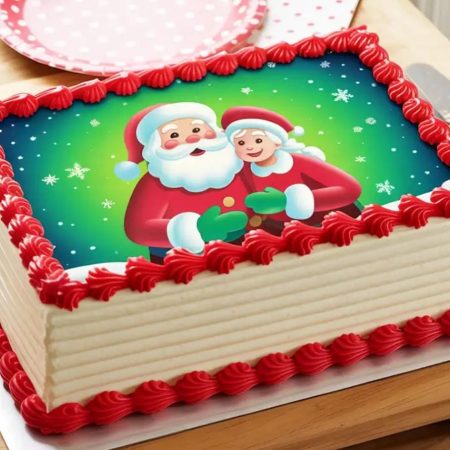 Merry Christmas Photo Cake (PH-14)
