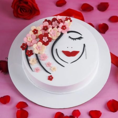 Women Flower Cake (FT-2009)