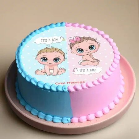 Baby Shower Photo Cake (PH-26)
