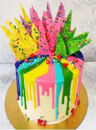 Rainbow Colour Cake (FT-2020)