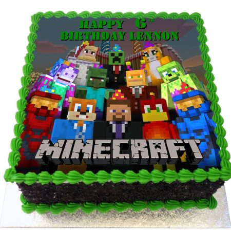 Minecraft Photo Cake (PH-36)