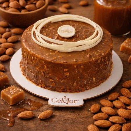 Almond Rocher Cake (Eggless) (800gm)