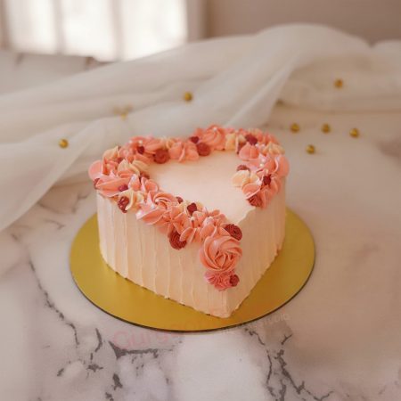 Nozel Heart Shape Cake (TH-3049)